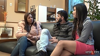 Lalla Potira And Lidy Silva Introduce A New Couple To The Porn World