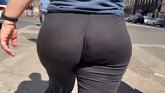 Candid Video Captures A Woman With A Big Butt And Wedgie In The Streets