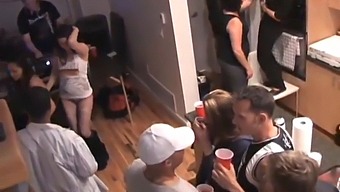 Interracial Orgy At A Wild Party With Group Sex And Fucking