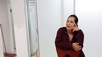 Latina Cougar Interrupts Stepmother'S Phone Sex And Steps In