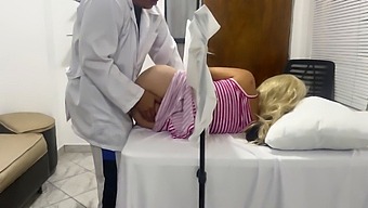 Stunning Spouse Succumbs To Lecherous Ob-Gyn'S Seduction With Arousal Enhancer In Her Vagina, Resulting In A Whorish One-Night Stand And Covert Filming
