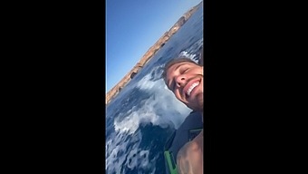 Chris Diamond Joins His Brazilian Friend For A Wild Ride On A Jet Ski