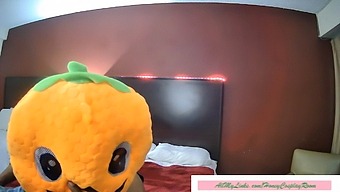 Honey'S Cosplay Room Presents Mr.Pumpkin And The Princess In A Two-Part Series