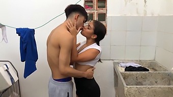 Teen Step-Sister'S Tight Pussy Gets Filled With Warm Milk In Spanish Hardcore Video