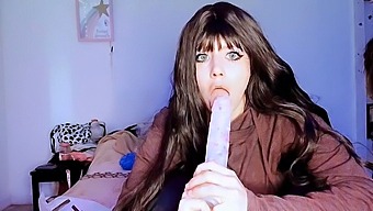 Watch A Young Girl Give A Blowjob And Use A Dildo In This Video
