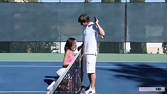 Dillion Harper'S Intense Hardcore Session With Her Tennis Coach