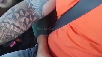 Blonde Babe Enjoys Car Sex And Tastes Milk