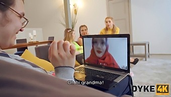 Lesbian Video From Dyke4k Featuring An Outstanding Grandson