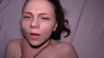 Young Submissive Teen Gets Rough Face Fuck And Orgasm