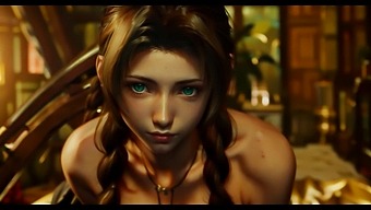 Aerith From Final Fantasy 7 Brought To Life By Artificial Intelligence In An Erotic Rendition