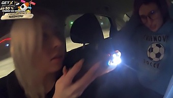 Hd Video Of Two Girls Giving Each Other Oral Pleasure In A Car Under The Watchful Eye Of The Traffic Police