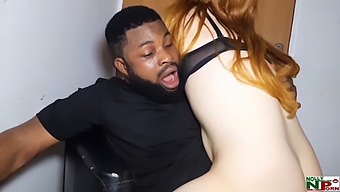White Pornstar Gets Pounded By Black Dong From Behind