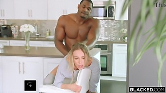Vixenplus'S Steamy Series: A White Girl Gets Intimate With Her Black Lover'S Muscular Friend